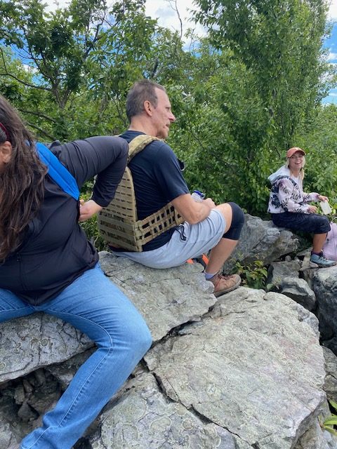 Resting on the ridge
